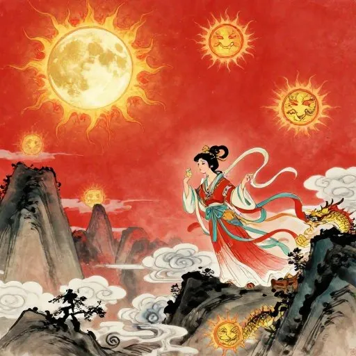 Chang'e and the Moon