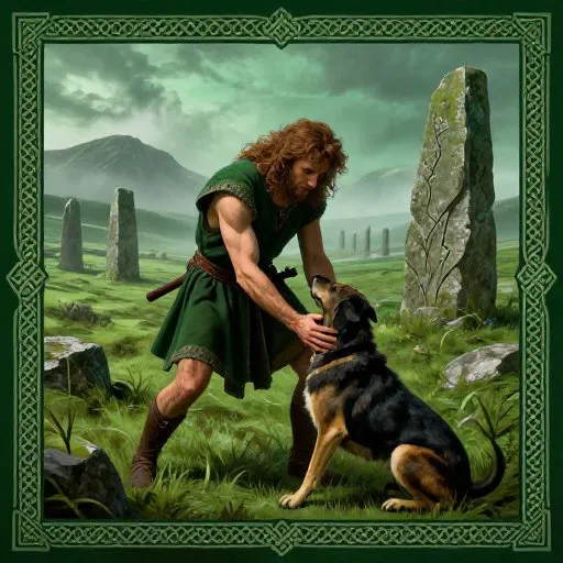 Cu Chulainn and the Hound