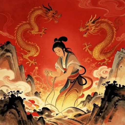 Nuwa Creates Humanity