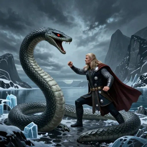 Thor and the Midgard Serpent